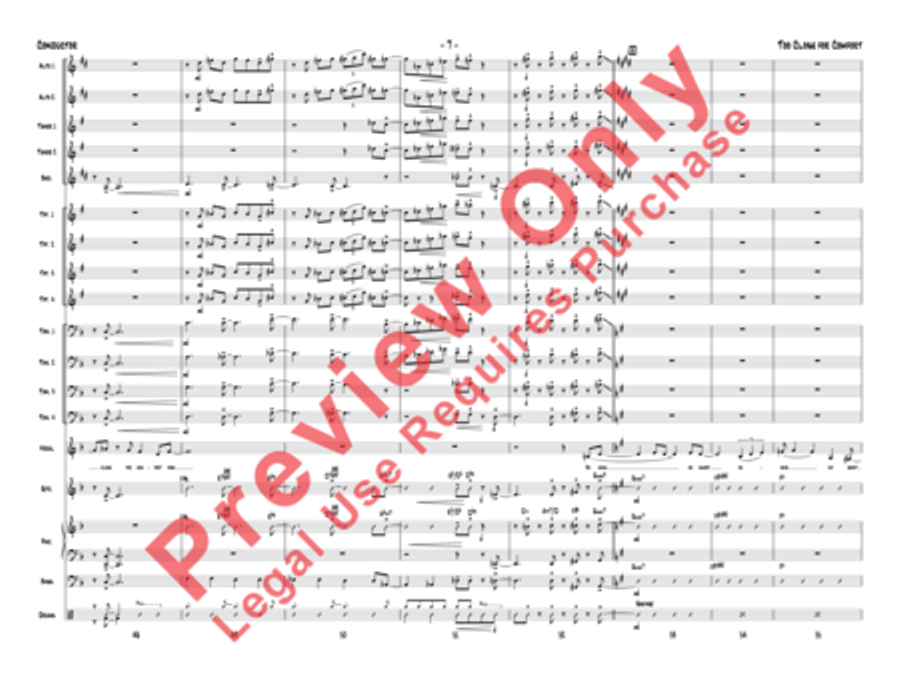 Too Close for Comfort Jazz Ensemble scores gallery preview page 10