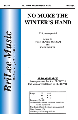 Book cover for No More The Winter's Hand