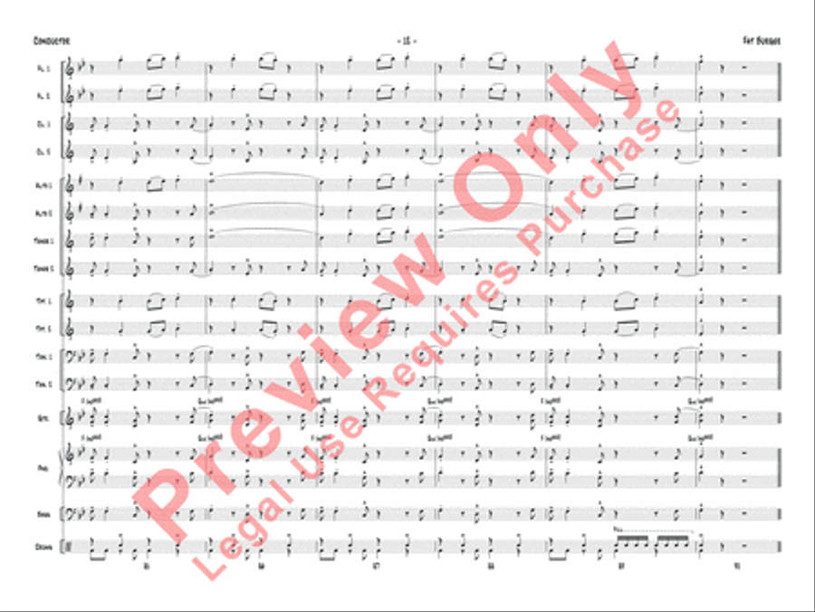 Fat Burger Jazz Ensemble scores gallery preview page 15