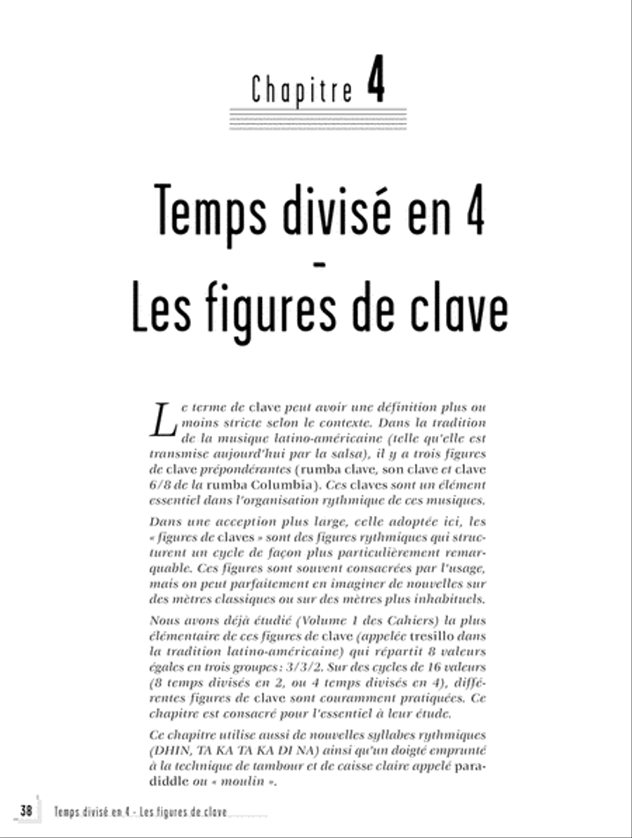 Les Cahiers du rythme - Volume 2: Binaire, ternaire et claves Score scores gallery preview page 4