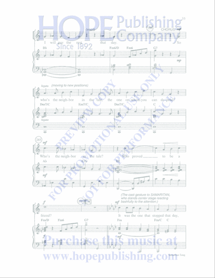 Once Upon a Parable Unison Choir scores gallery preview page 33