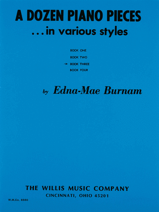 Book cover for A Dozen Piano Pieces