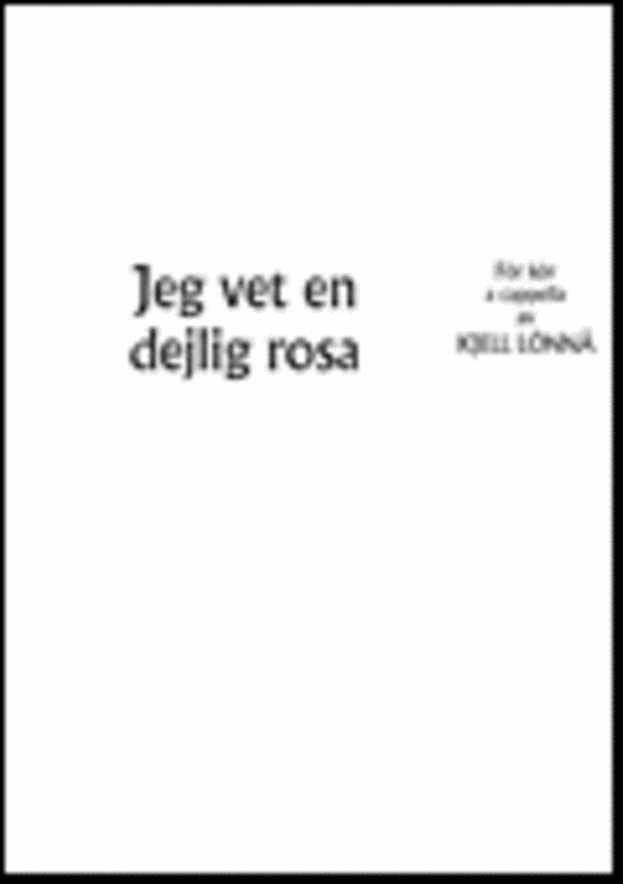 Jag vet en dejlig rosa 4-Part scores gallery preview page 1