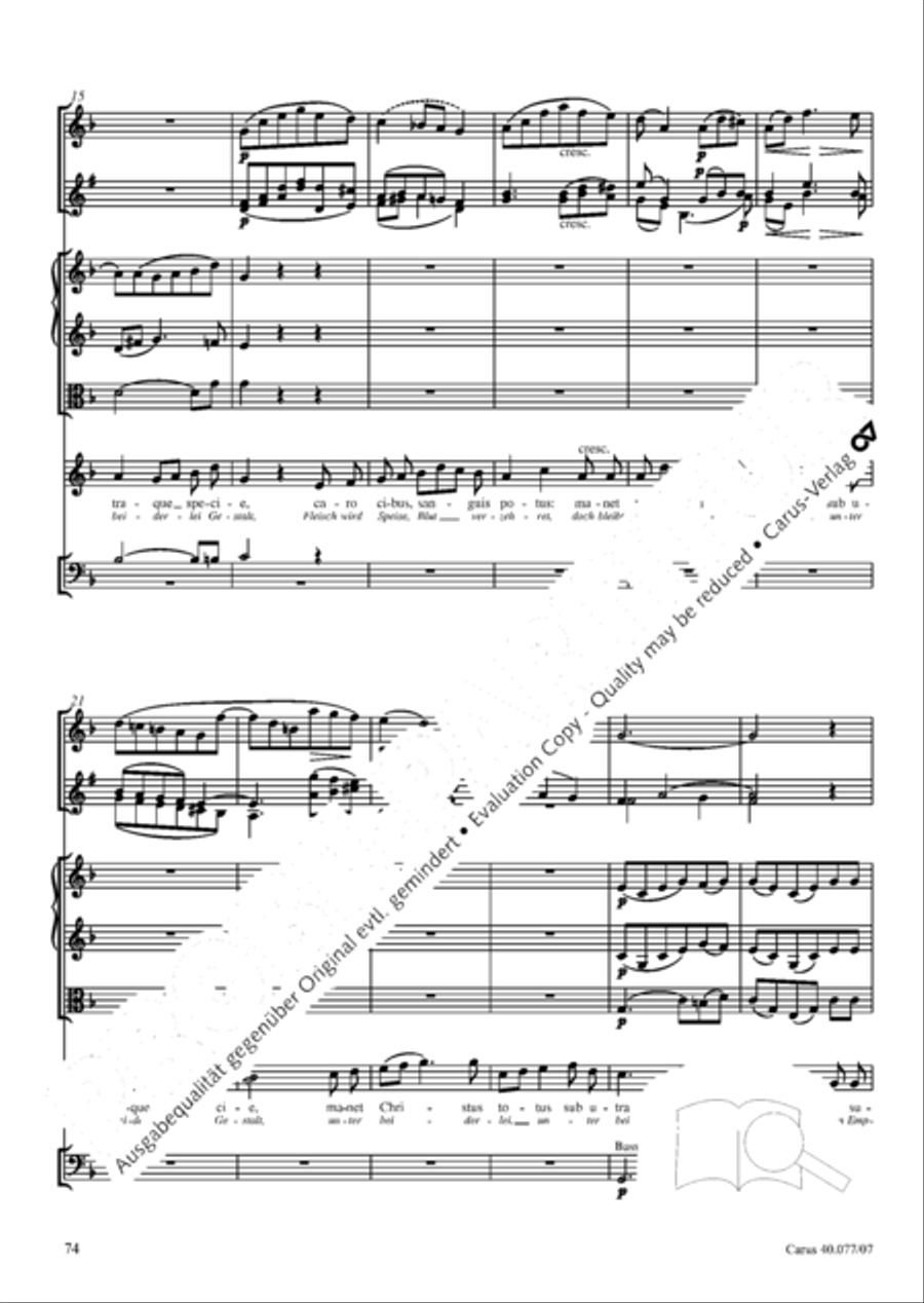 Lauda Sion 4-Part scores gallery preview page 87