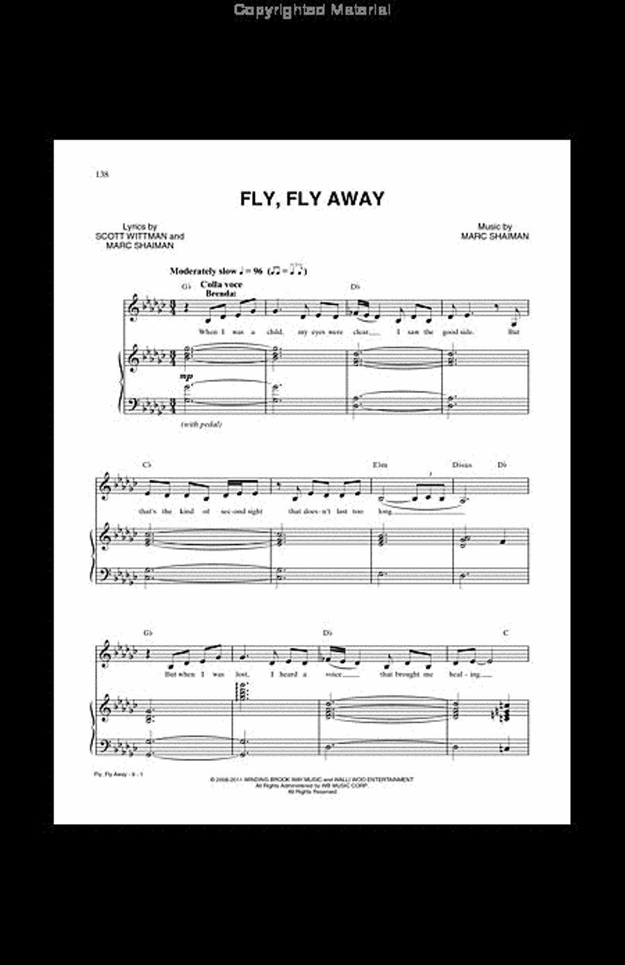 Catch Me If You Can Piano, Vocal, Guitar scores gallery preview page 2