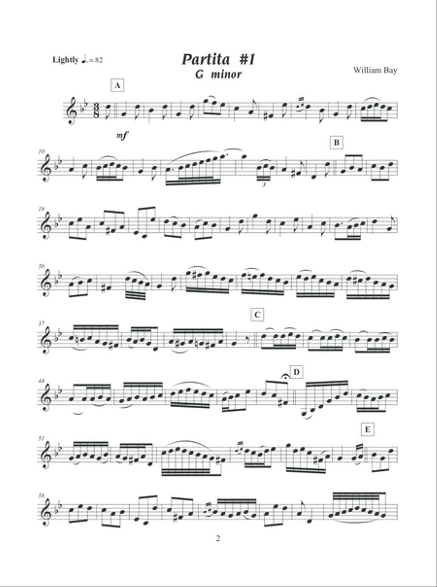 Trumpet Partitas