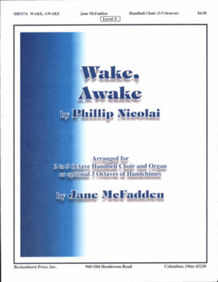 Book cover for Wake, Awake - Handbell Part