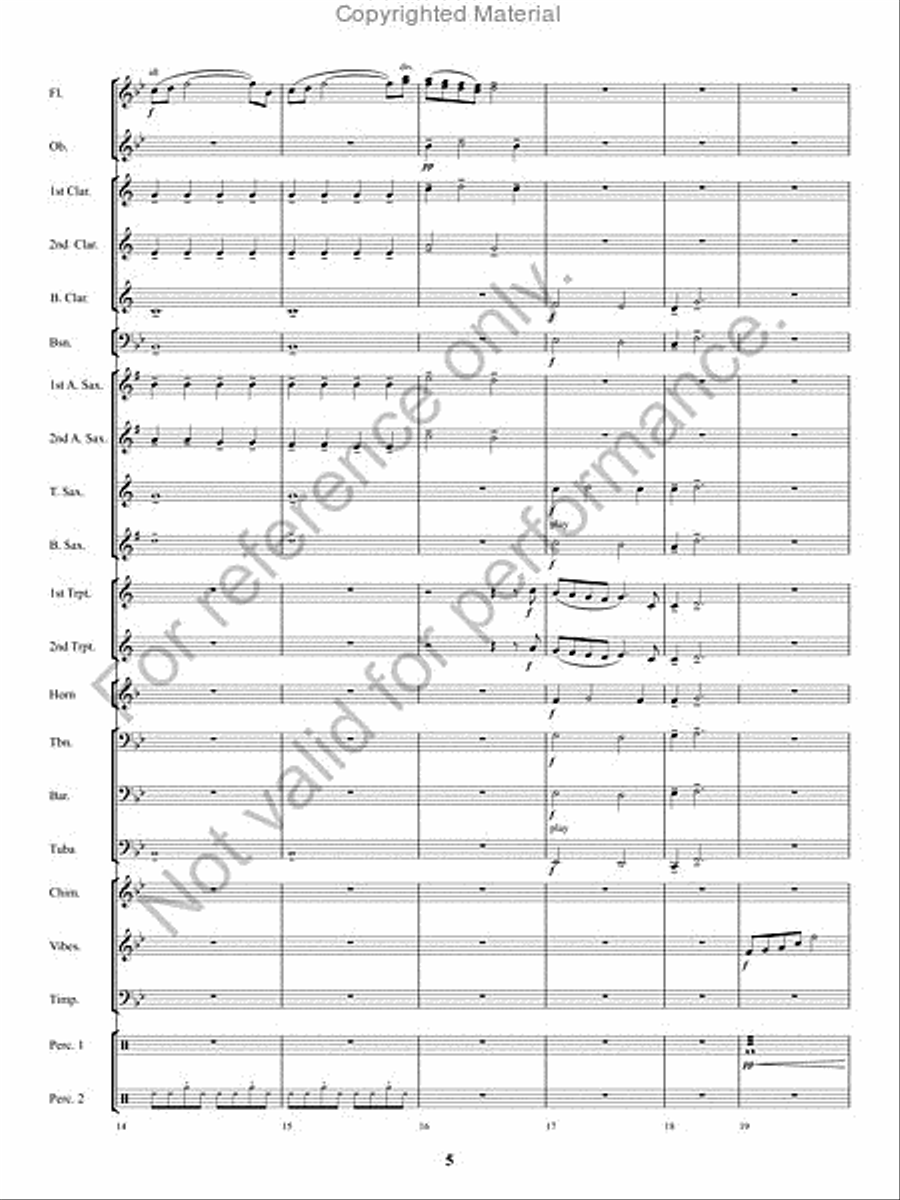 A Spirit Eternal Concert Band scores gallery preview page 4