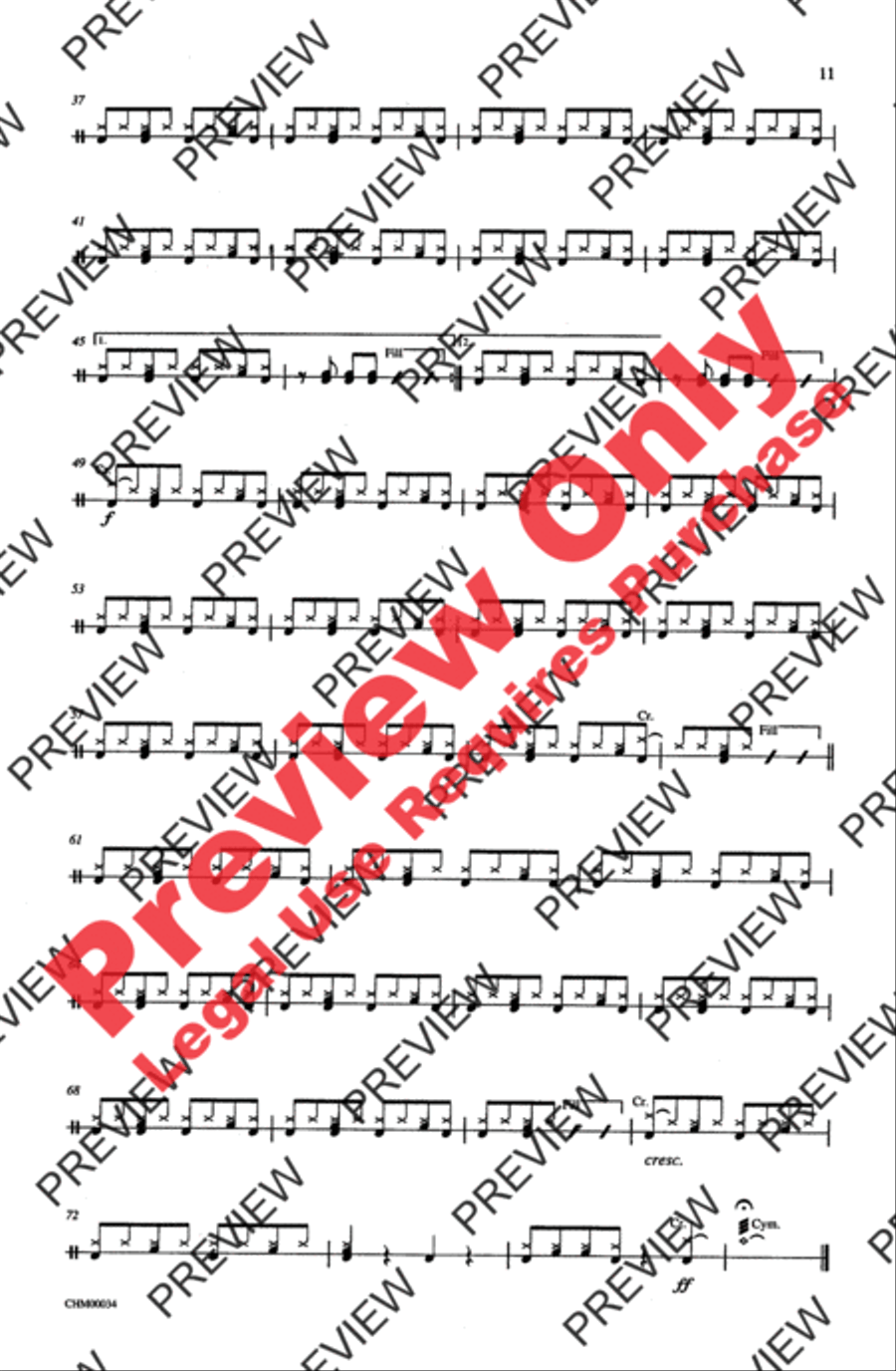 Rock Around the Clock Men's Choir scores gallery preview page 11