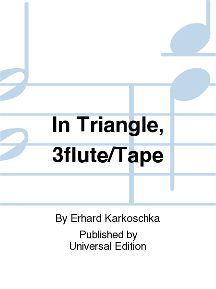 In Triangle, 3Flute/Tape Flute scores gallery preview page 1