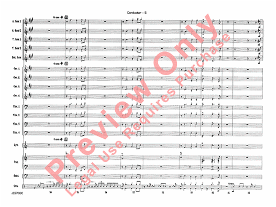 Cute Cute Jazz Ensemble scores gallery preview page 7