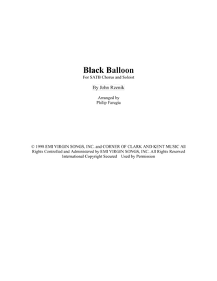 Book cover for Black Balloon