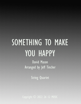 Book cover for Something To Make You Happy