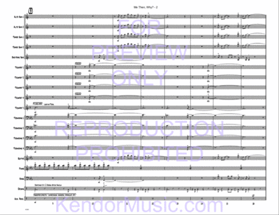 Me Then, Why? Me Then, Why? Jazz Ensemble scores gallery preview page 3