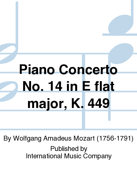 Piano Concerto No. 14 in E flat major, K. 449 (PHILIPP)