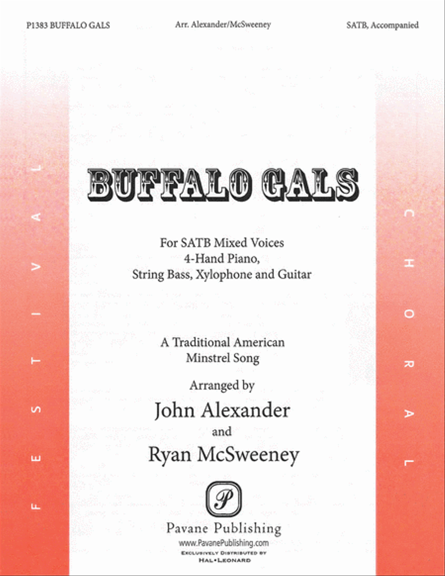 Buffalo Gals Buffalo Gals 4-Part scores gallery preview page 1