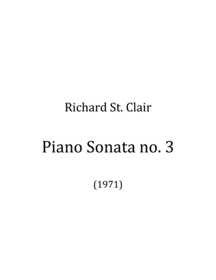 Piano Sonata no. 3 (1971)
