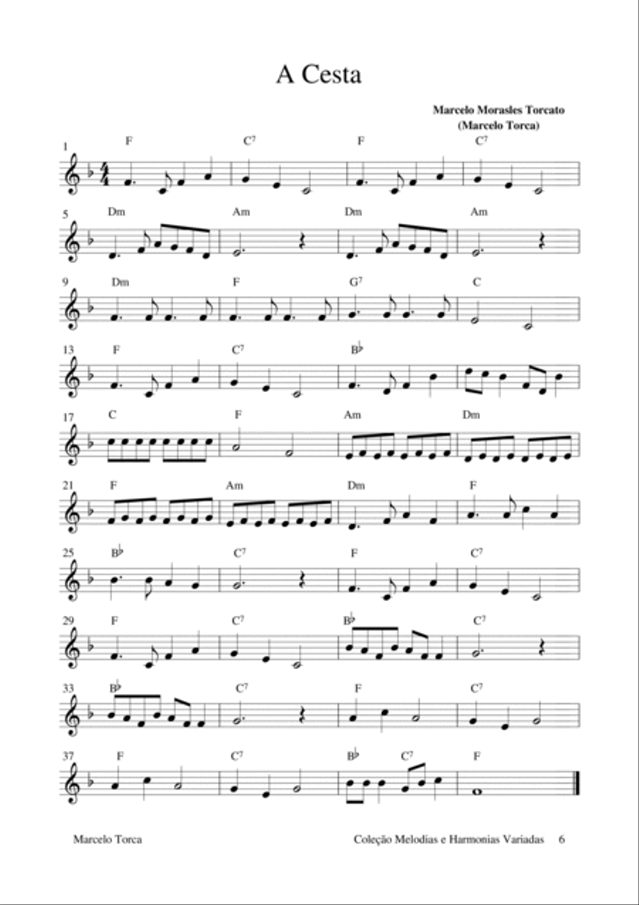 Coleção Melodias e Harmonias Variadas Large Ensemble scores gallery preview page 6