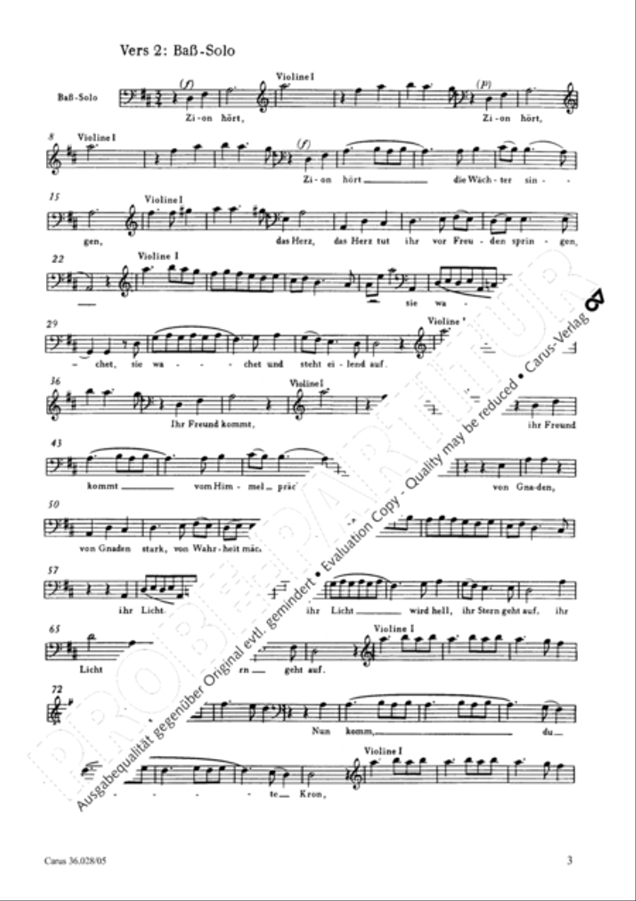 Wake, o wake and hear the voices 3-Part scores gallery preview page 4