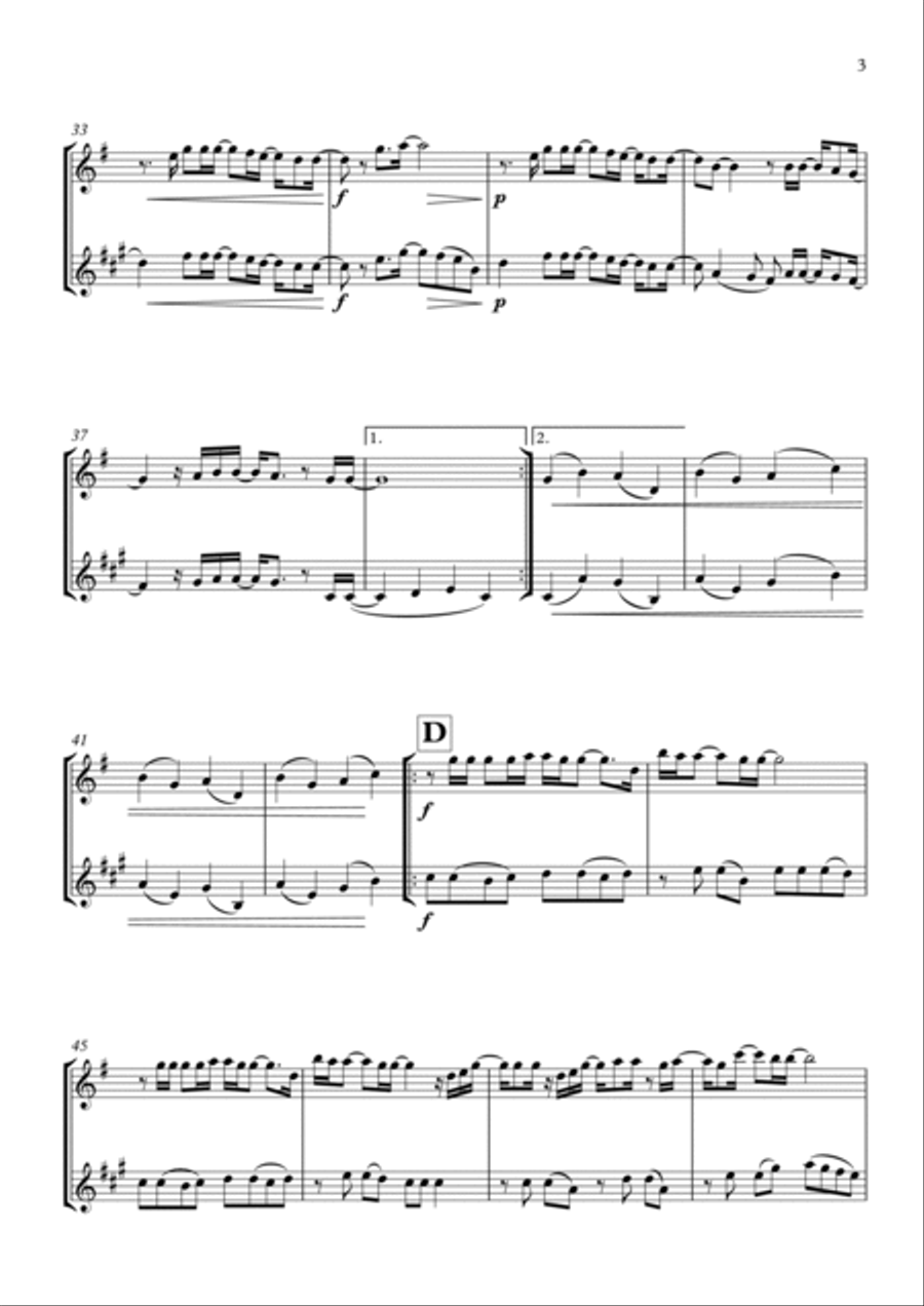 Goodness Of God Woodwind Duet scores gallery preview page 3