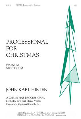 Book cover for Processional for Christmas