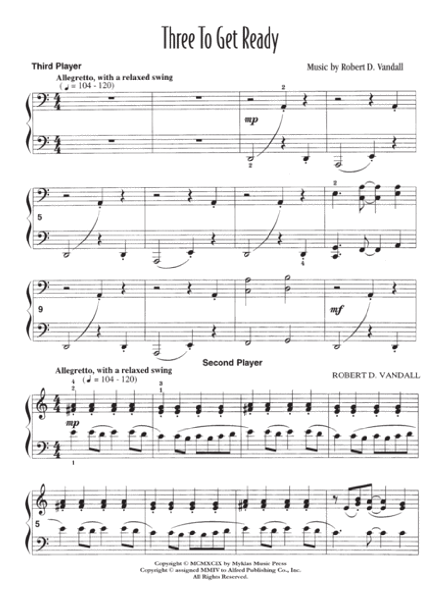 Three to Get Ready Small Ensemble scores gallery preview page 2