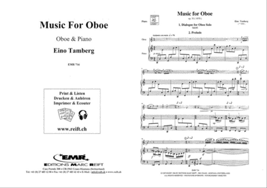 Music for Oboe Piano Accompaniment scores gallery preview page 2