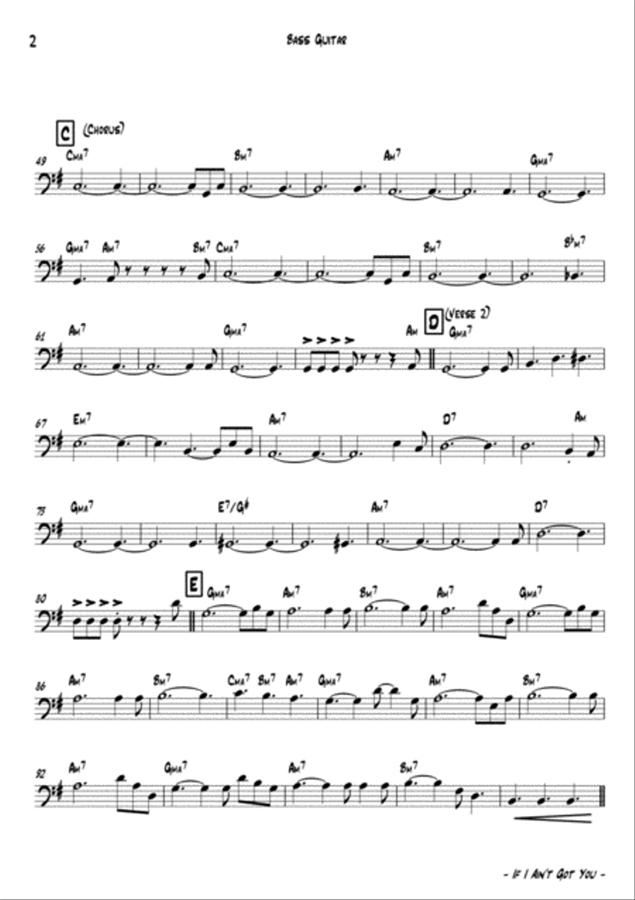 If I Ain't Got You Jazz Ensemble scores gallery preview page 3
