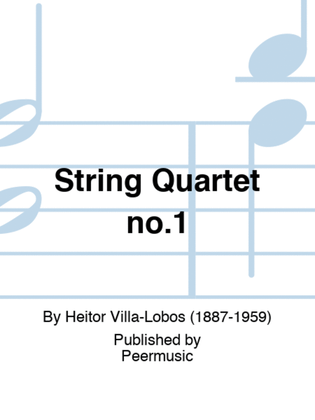 Book cover for String Quartet no.1