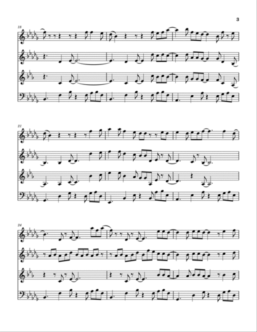 Number One Woodwind Quintet scores gallery preview page 4