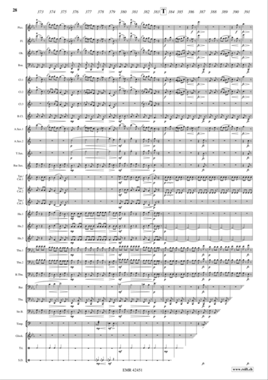 Don Quixote Concert Band scores gallery preview page 16