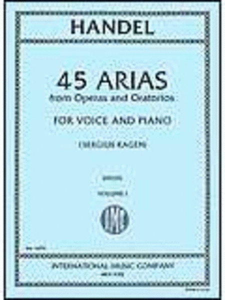 Handel - 45 Arias From Operas & Oratorios Vol 1 High Voice