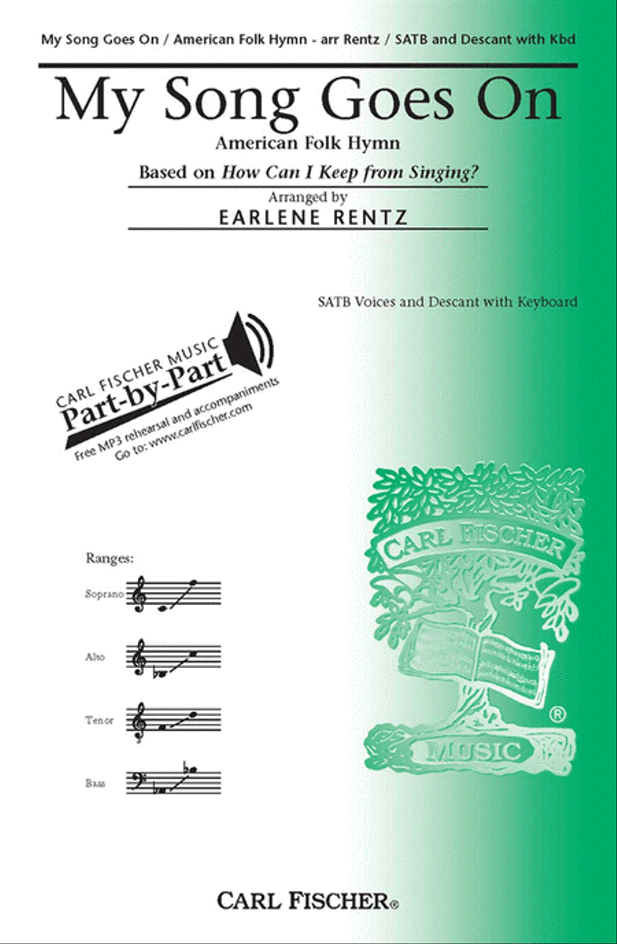 My Song Goes On 4-Part scores gallery preview page 1