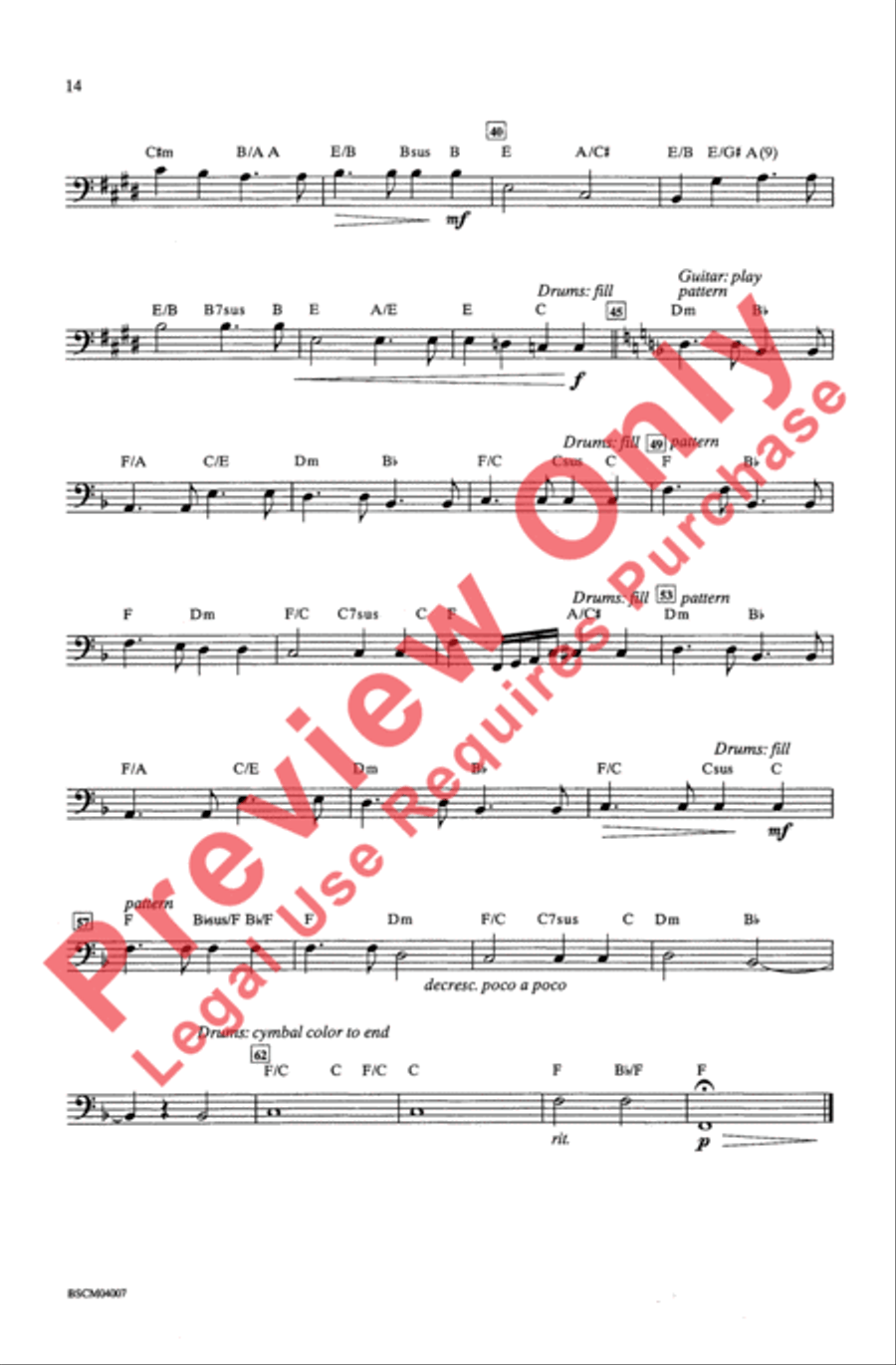 You Raise Me Up 3-Part scores gallery preview page 13