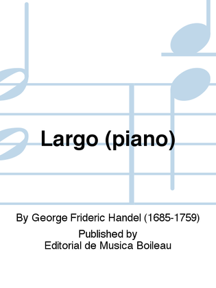 Book cover for Largo (piano)