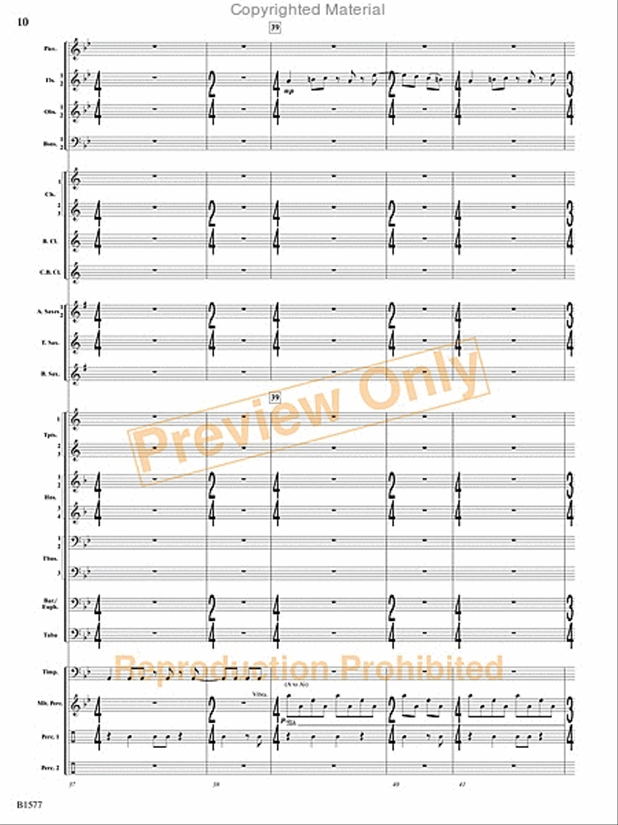 Evocatio Evocatio Concert Band scores gallery preview page 11