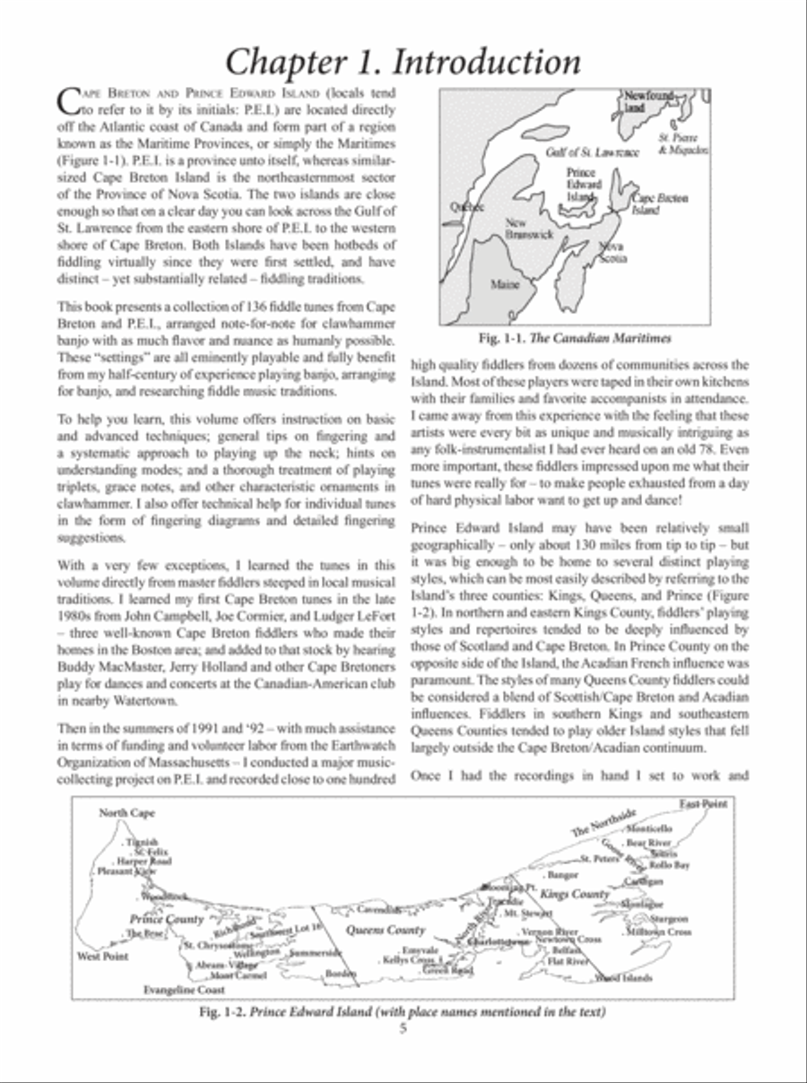 Cape Breton & Prince Edward Island Fiddle Tunes for Clawhammer Banjo Banjo scores gallery preview page 6