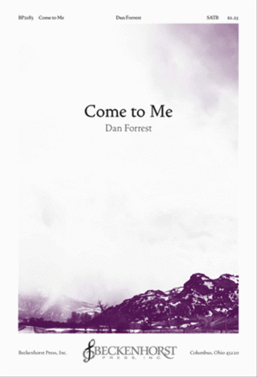 Come to Me 4-Part scores gallery preview page 1