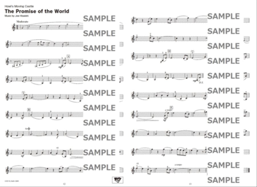 Studio Ghibli Songs for Easy-Intermediate Violin and Piano/English Version
