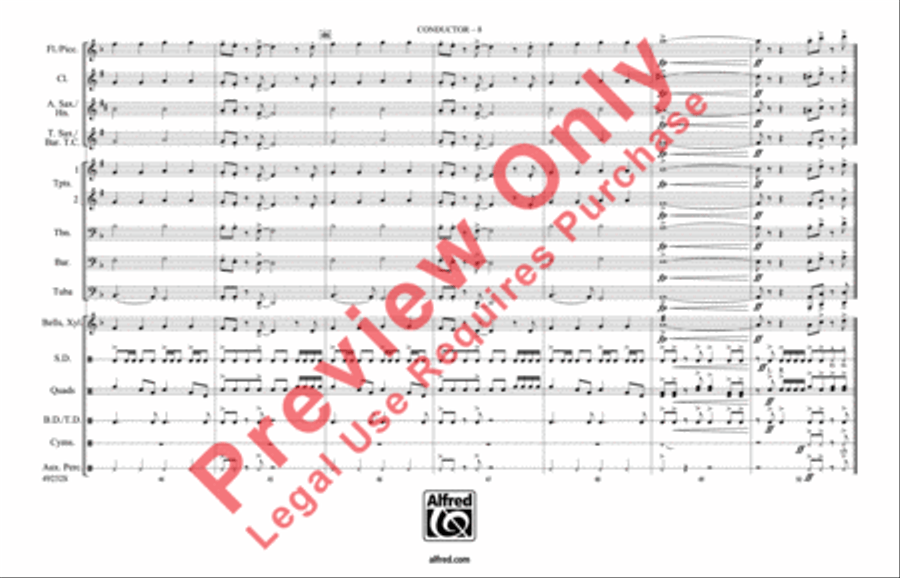 Kings & Queens Marching Band scores gallery preview page 9