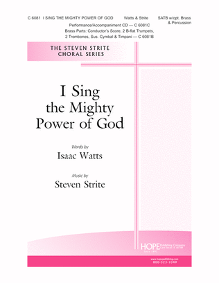 I Sing the Mighty Power of God