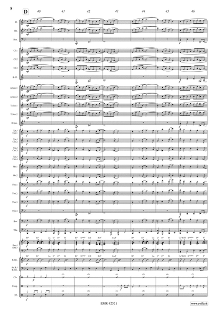 Nutcracker Swing Concert Band scores gallery preview page 9