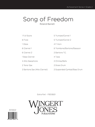 Song Of Freedom - Full Score