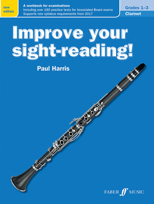 Book cover for Improve Your Sight-reading! Clarinet, Grade 1-3