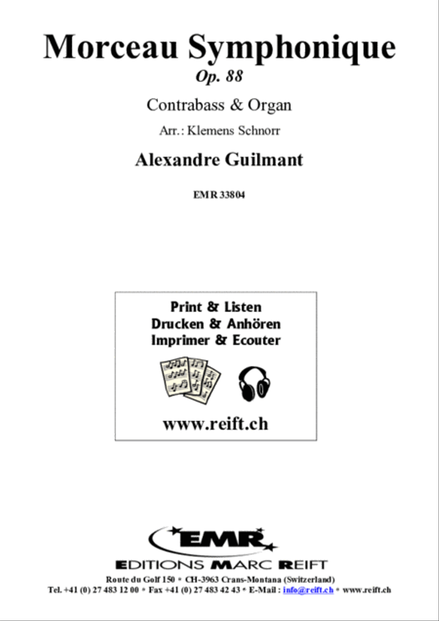 Morceau Symphonique Morceau Symphonique Double Bass scores gallery preview page 2