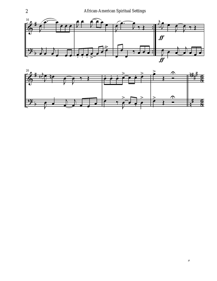 An Emerging American Music for clarinet and bassoon duet Woodwind Duet scores gallery preview page 3
