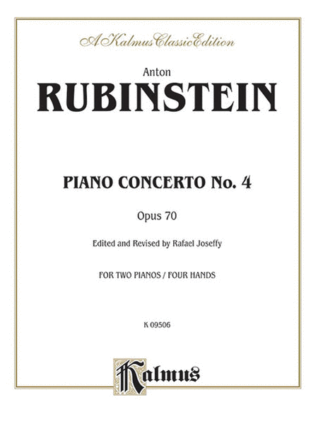 Rubinstein Piano Concerto #4 (Op.70)