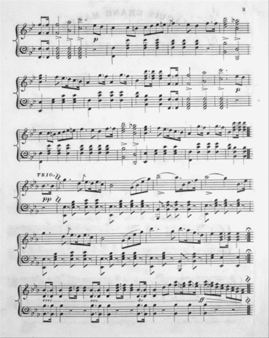 St. Louis Grand March Piano Solo scores gallery preview page 2