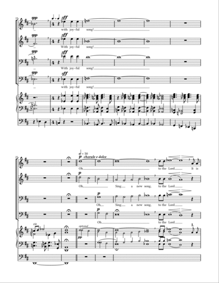 Sing, Sing, Sing! Sing, Sing, Sing! 4-Part scores gallery preview page 2
