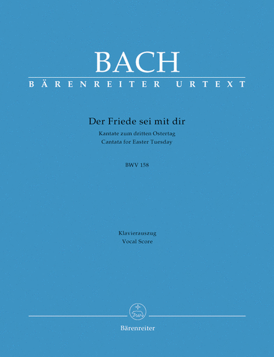 Der Friede sei mit dir, BWV 158